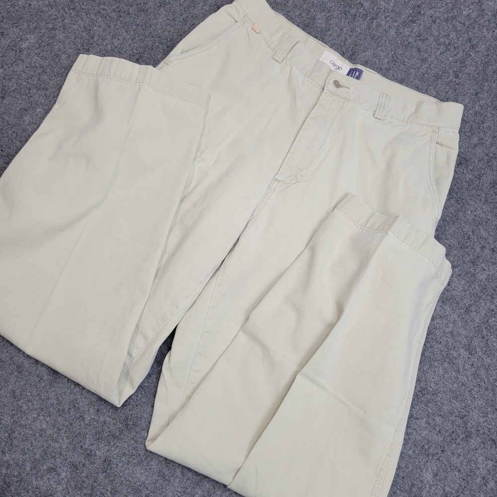 Gap Cargo Pants Mens 34X32 Beige Regular Utility Workwear Baggy Y2K Street Wear